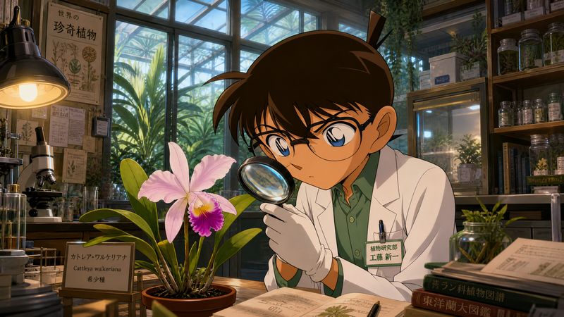 芒果视频植物视频-珍稀兰花观察记录